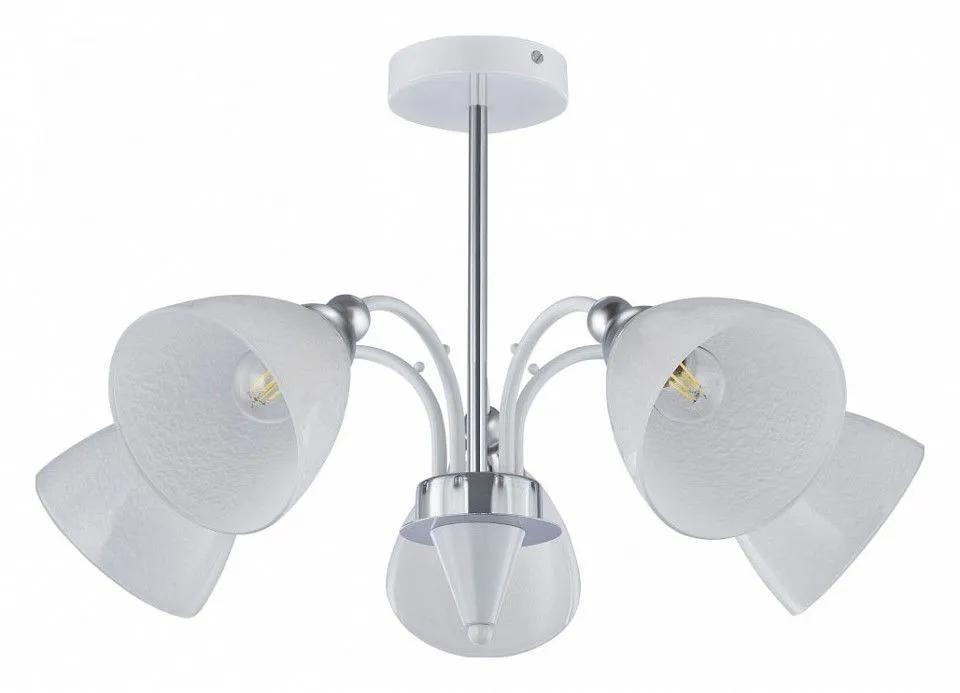 Люстра на штанге Arte Milano Napoli-326008 326008/5 WH+CR