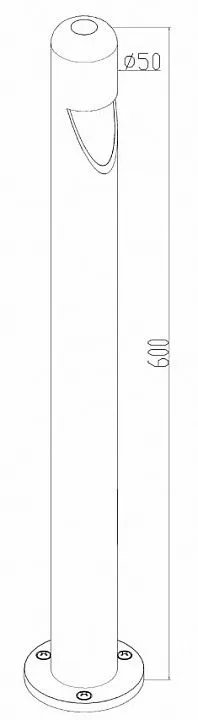 Наземный низкий светильник Maytoni Outdoor Хаген O423FL-L5GF