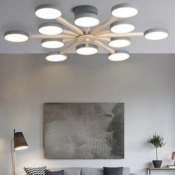 Люстра на штанге Imperiumloft TURNA Khaki TURNA-B01