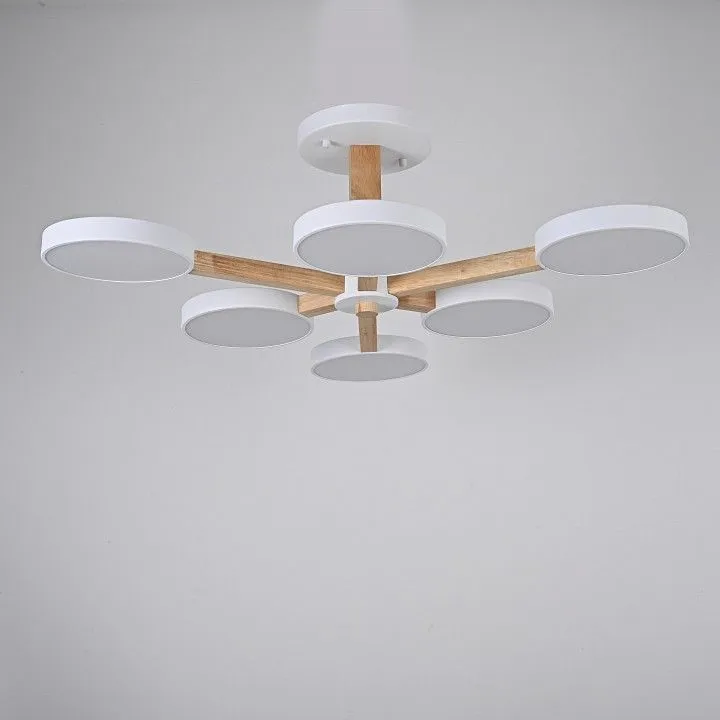 Люстра на штанге Imperiumloft TURNA White TURNA-B01