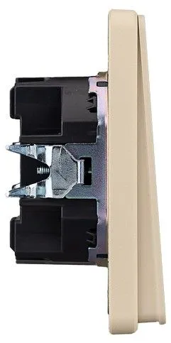 Выключатель двухклавишный без рамки Kranz ROUND KR-78-0706-7