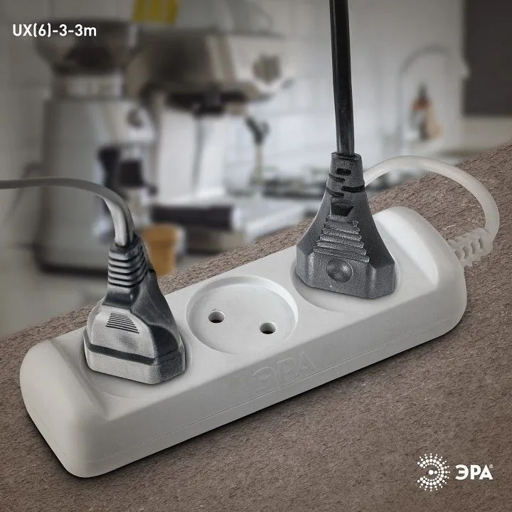 Удлинитель Эра  UX(6)-3-3m