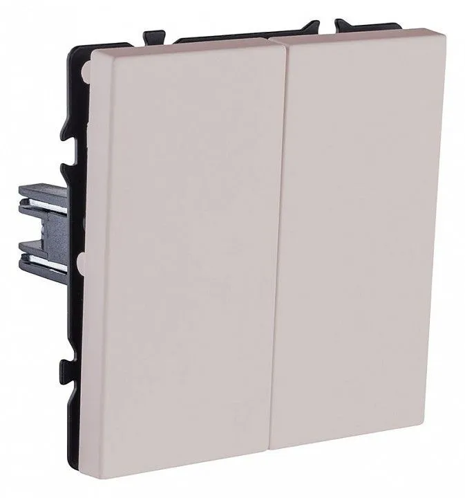 Выключатель двухклавишный без рамки Kollinger Eclipse EC-004CM