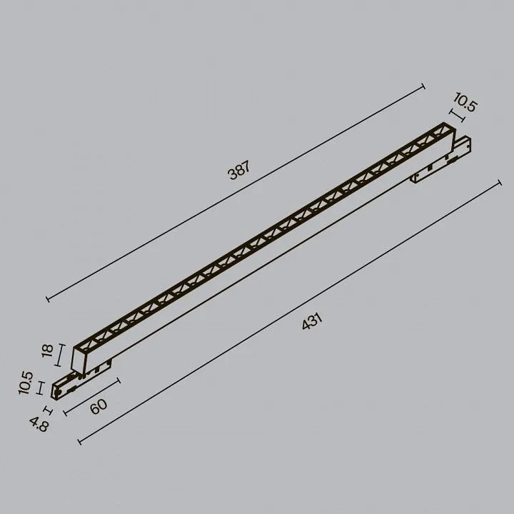Накладной светильник Maytoni Technical Точки TR193-1-20W4K-M-B
