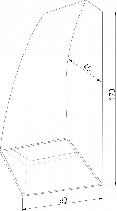 Накладной светильник Elektrostandard Forw a057010