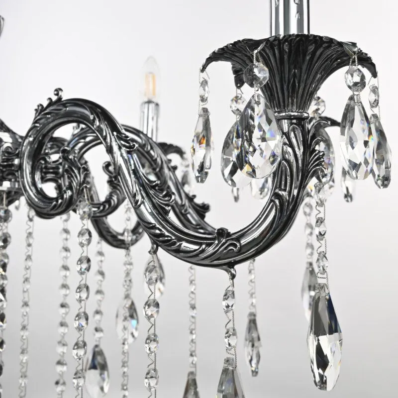 Подвесная люстра Bohemia Ivele Crystal AL7901 AL79101/8/250 B NB