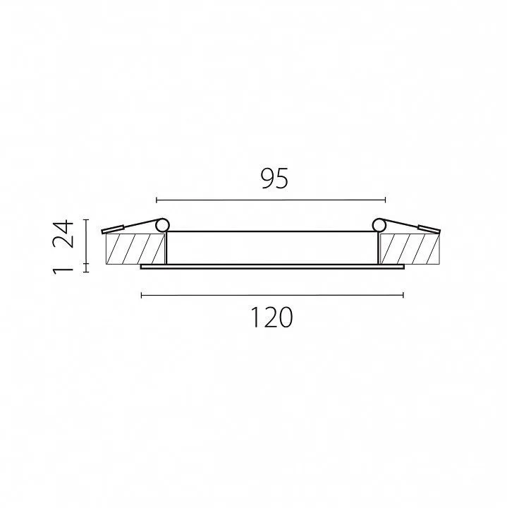 Встраиваемый светильник Lightstar Zocco 223104-XS