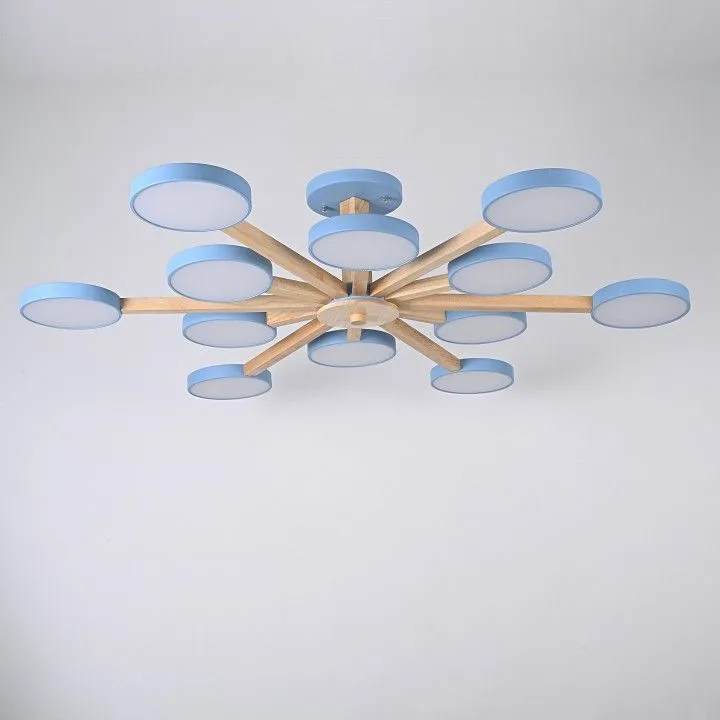 Люстра на штанге Imperiumloft TURNA Blue TURNA-B01