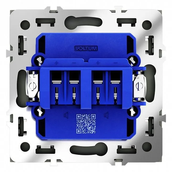 Розетка акустическая без рамки Voltum S70 VLS060307