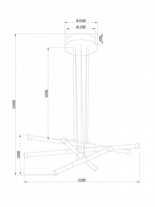 Подвесная люстра Freya Атмосфера FR6098PL-L64BZ