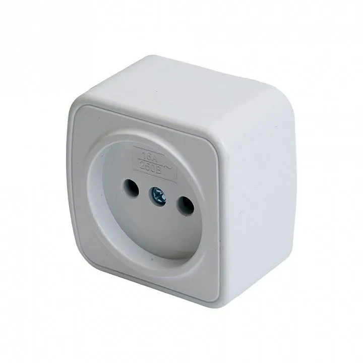 Розетка без заземления Stekker Basic 50074