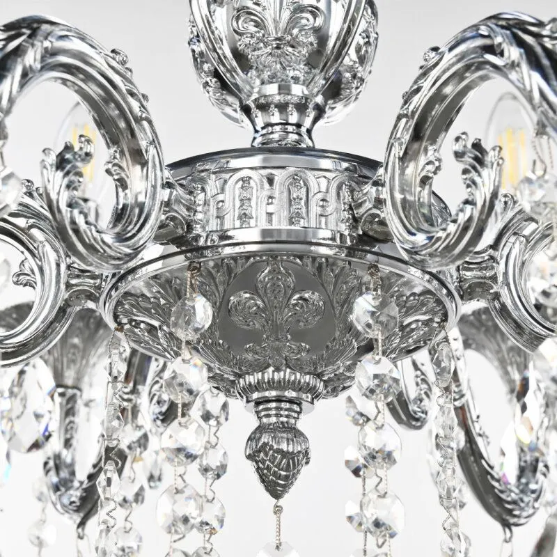Подвесная люстра Bohemia Ivele Crystal AL7901 AL79101/6/175 A Ni