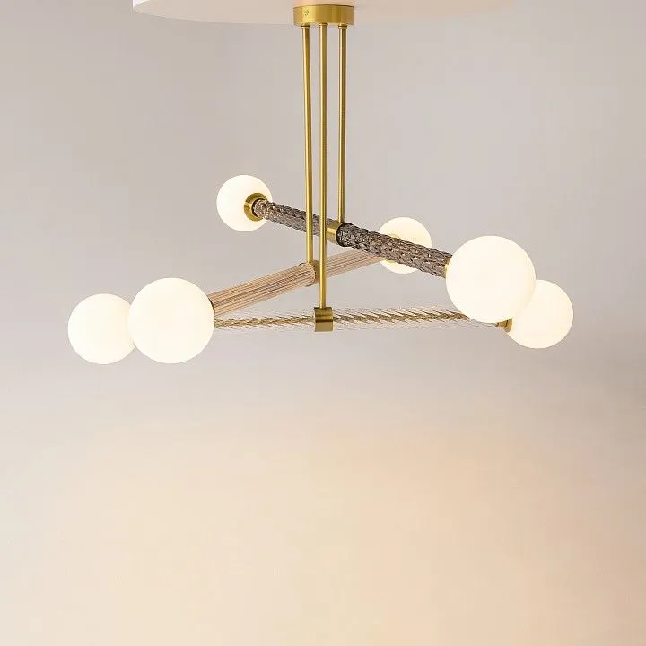 Люстра на штанге Maytoni Театро MOD287PL-06BS
