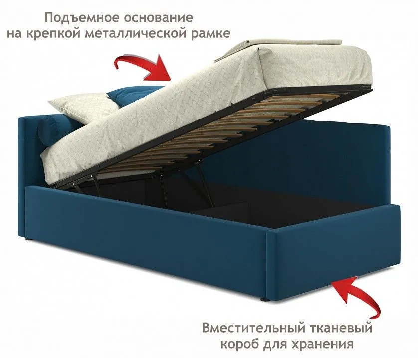 Кровать односпальная Bonna 2000x900 с ПМ
