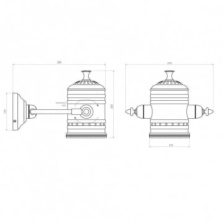 Бра Covali  WL-30858