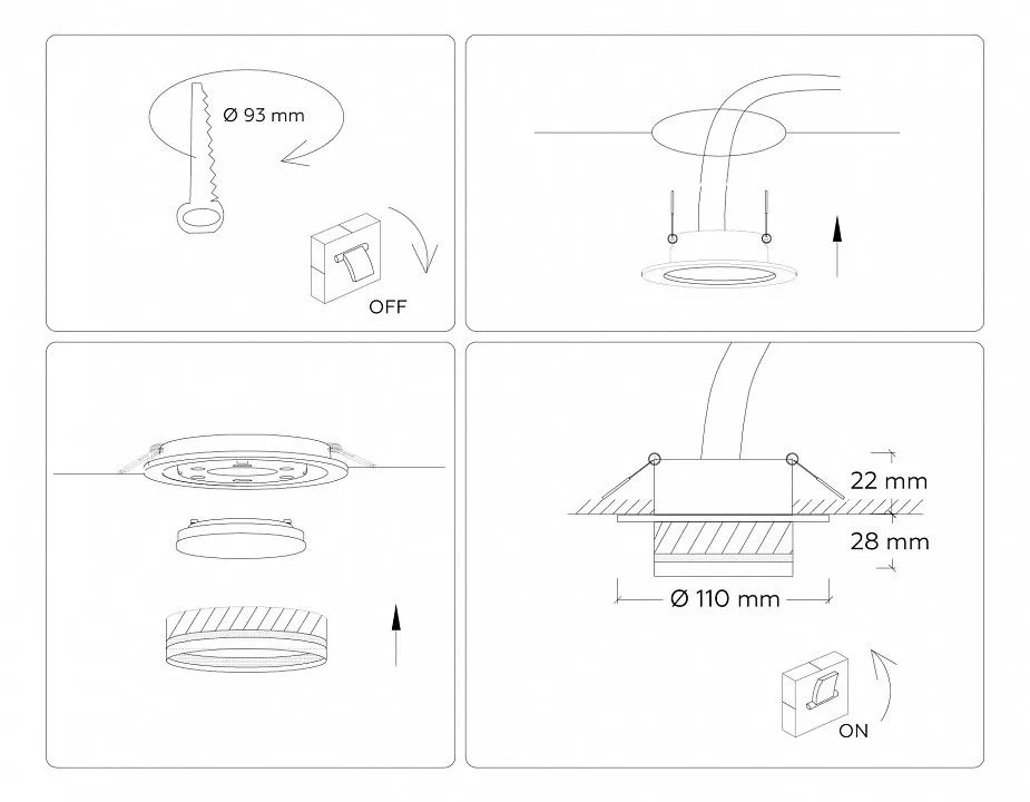 Встраиваемый светильник Ambrella Light TN TN5219
