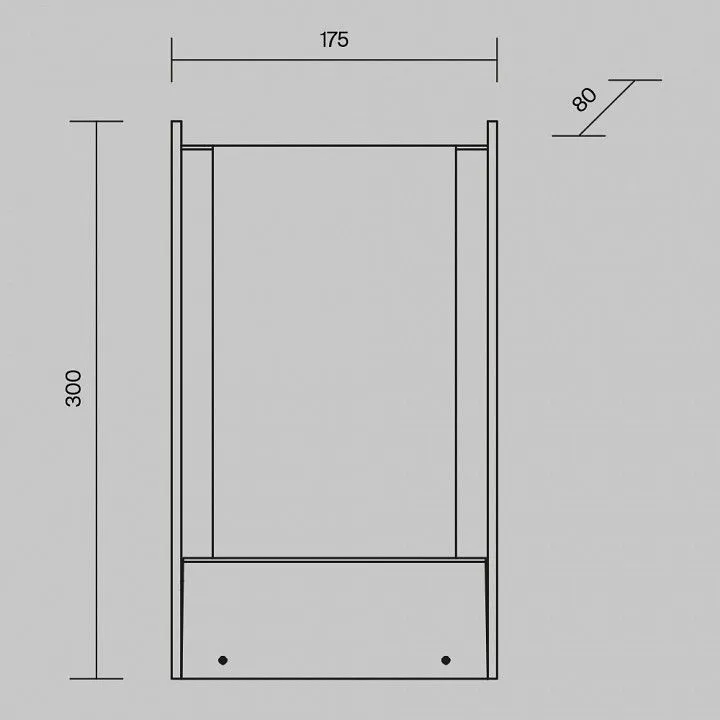 Наземный низкий светильник Maytoni Outdoor Ресо O445FL-L20GF3K