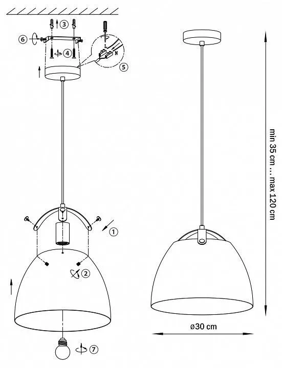 Подвесной светильник Lightstar Loft 765046