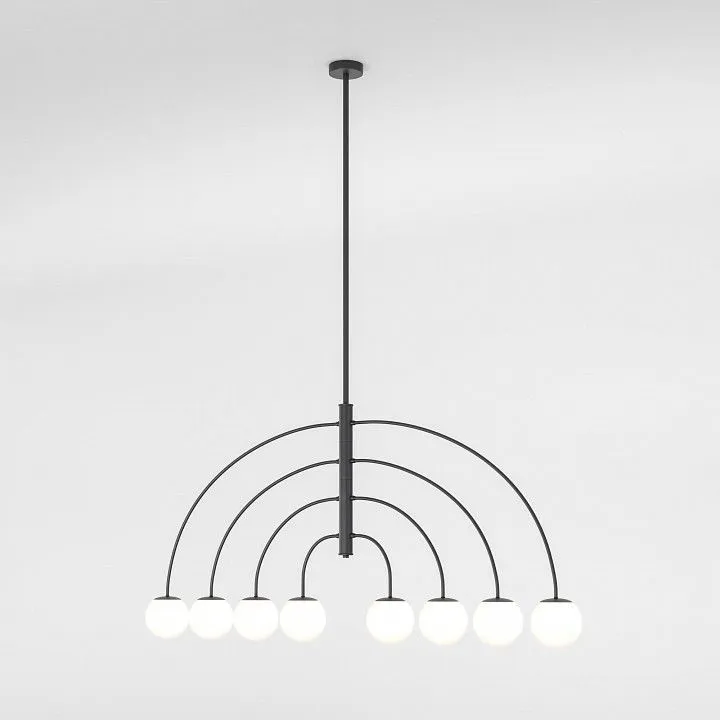 Люстра на штанге Eurosvet Cenacolo 30179/8 черный
