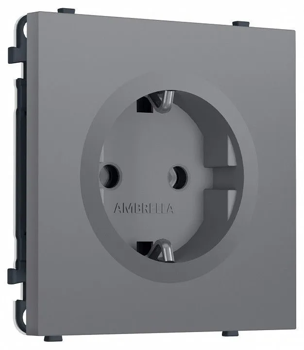 Розетка с заземлением, без рамки Ambrella Volt MS MS866010