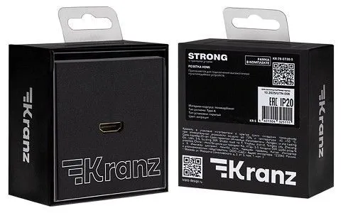 Розетка HDMI без рамки Kranz STRONG KR-78-0730-5