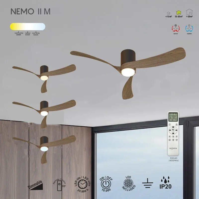 Светильник с вентилятором Mantra NEMO 9636