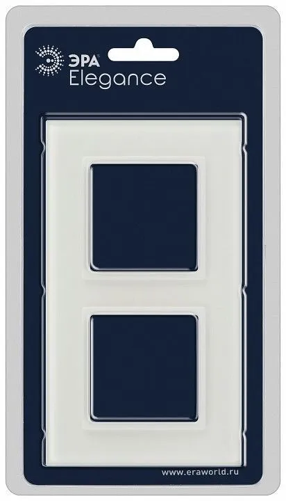 Рамка на 2 поста Эра Эра Elegance 14-5102-01М