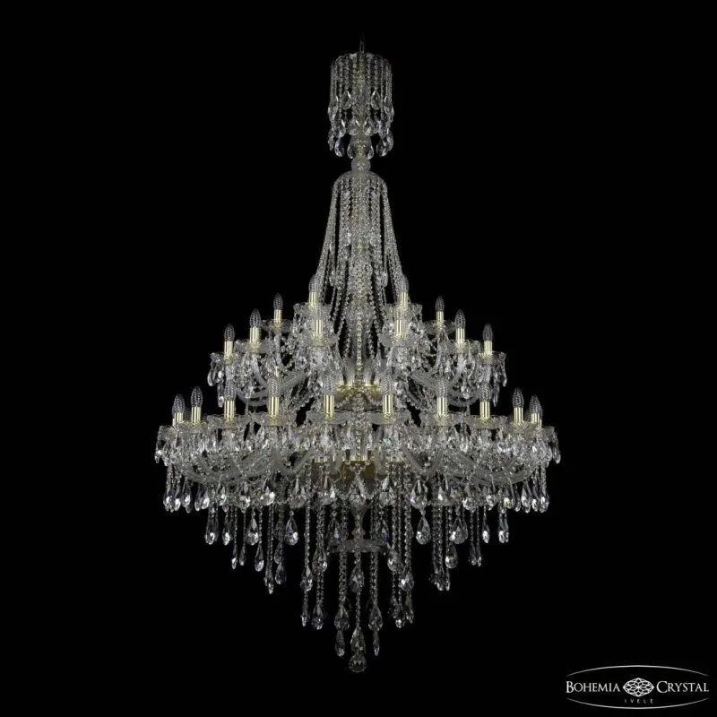 Подвесная люстра Bohemia Ivele Crystal 1415 1415/24+12+6/460/XL-213/2d G