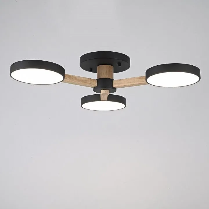 Люстра на штанге Imperiumloft TURNA Black TURNA01