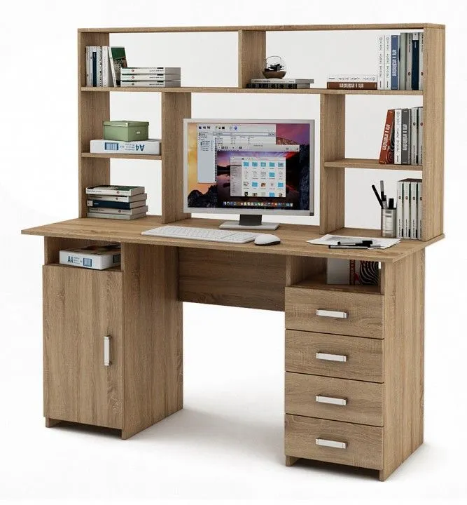 Стол компьютерный ВМФ Лайт-7 ПСЛТ-7-СН-ДС Стол компьютерный ВМФ Лайт-7 ПСЛТ-7-СН-ДС