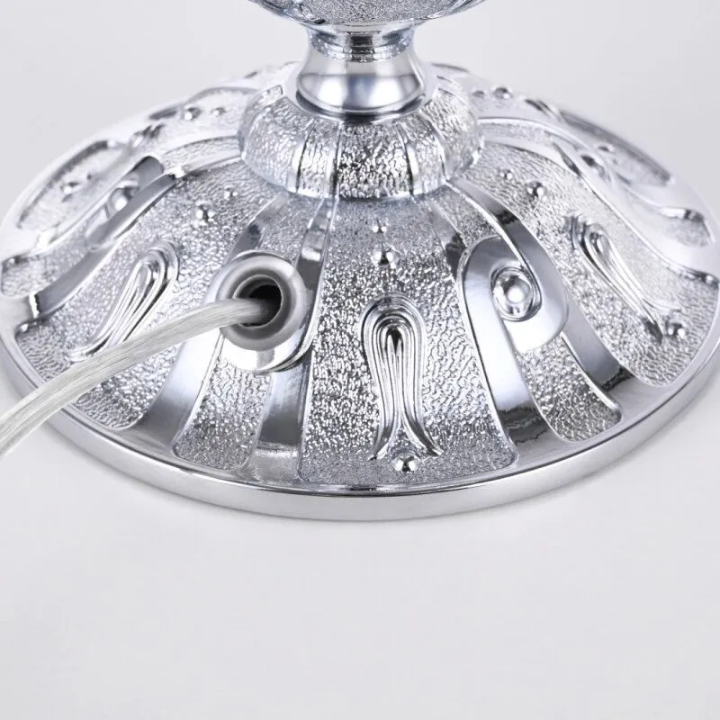 Настольная лампа декоративная Bohemia Ivele Crystal AL77 AL77500L/1-23 Ni