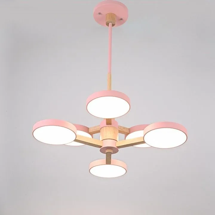 Люстра на штанге Imperiumloft TURNA Pink TURNA-DBL01