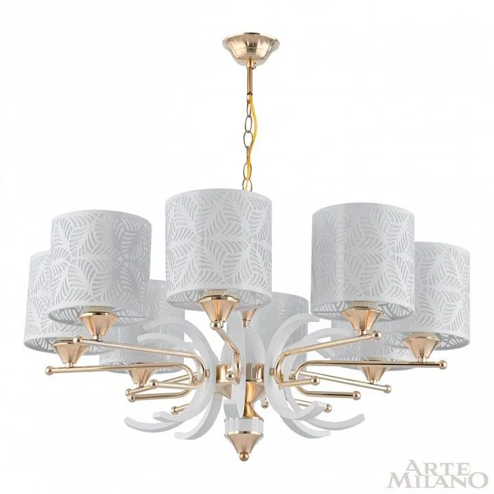 Подвесная люстра Arte Milano Florentia-2097 302097/8 Wh/Gd