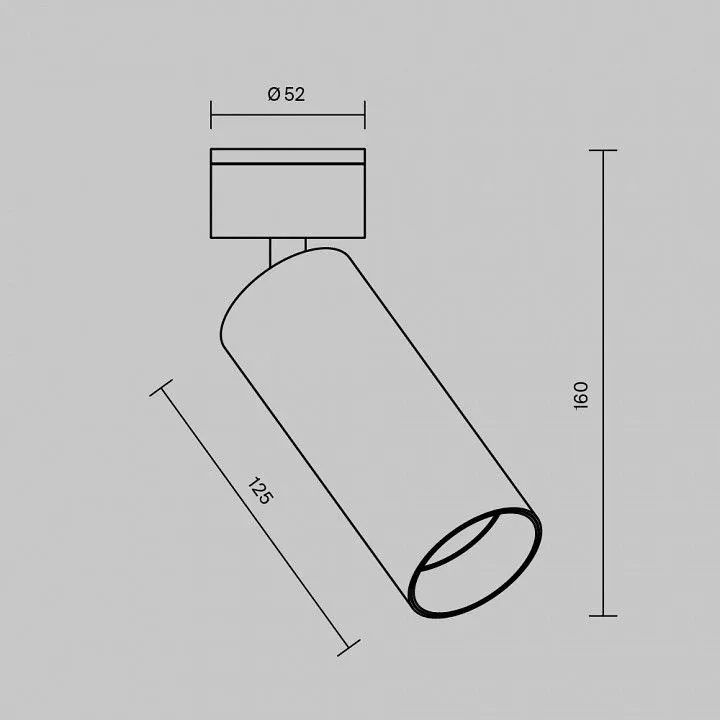 Светильник на штанге Maytoni Technical Фокус C055CL-L12W2.7K-W-BS