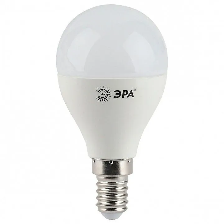 Лампа светодиодная Эра Стандарт E14 9Вт 2700K LED P45-9W-827-E14