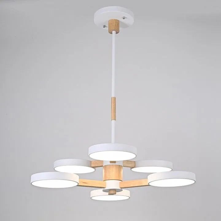 Люстра на штанге Imperiumloft TURNA White TURNA-DBL01