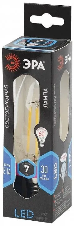 Лампа светодиодная Эра  E14 7Вт 4000K F-LED B35-7W-840-E14