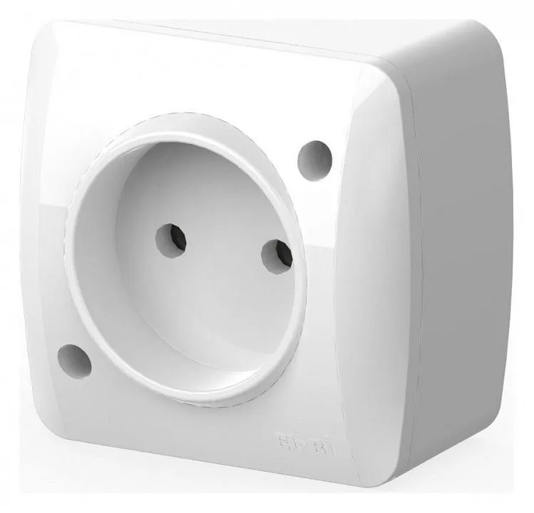 Розетка без заземления Elbi Eleсtriс Alsu 7 504-010200-215