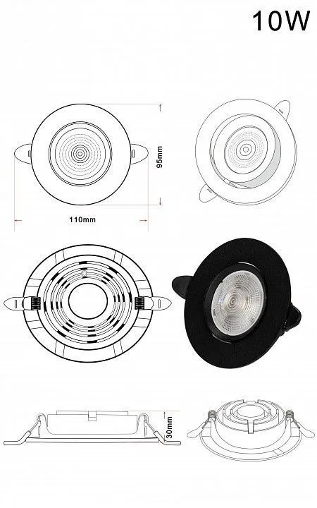 Встраиваемый светильник Zortes Raiz ZRS.57795.5