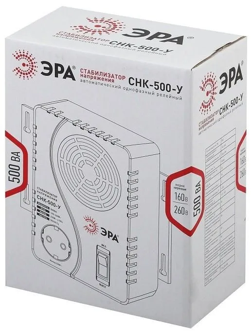 Стабилизатор напряжения Эра  СНК-500-У