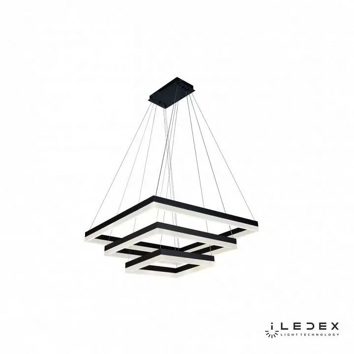 Подвесной светильник iLedex Twins D0319-3 (400x600x800) BK