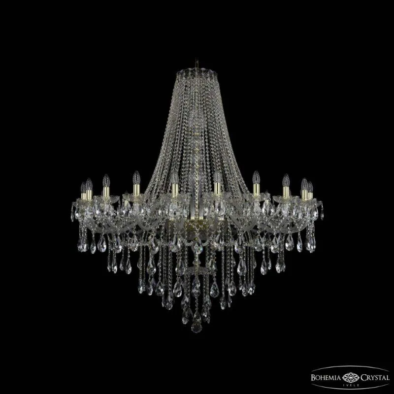 Подвесная люстра Bohemia Ivele Crystal 1415 1415/20/460/h-139 G