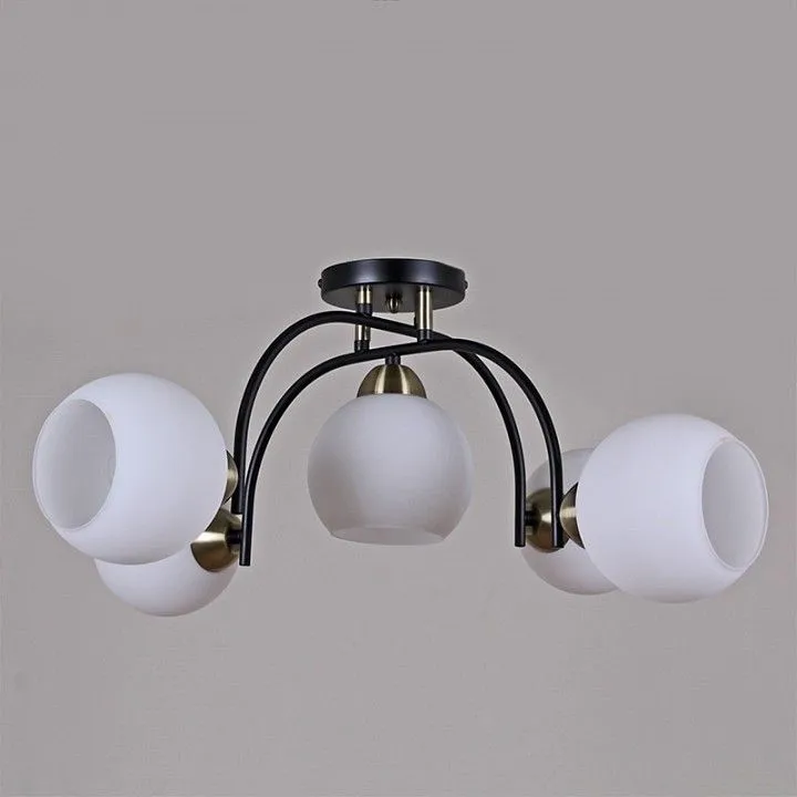 Потолочная люстра ILLUMICO  IL0250-5CSQ-79 BK AB