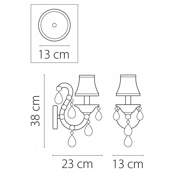 Бра Lightstar Princia 726611