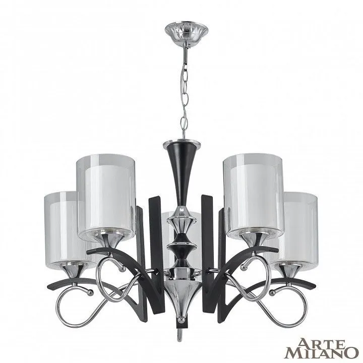 Подвесная люстра Arte Milano Florentia-9167 309167/5 Bk/Ni