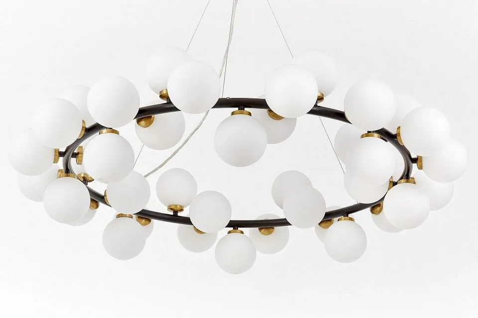 Подвесная люстра LUMINA DECO MARSIADA LDP 6033-40 BK+MD