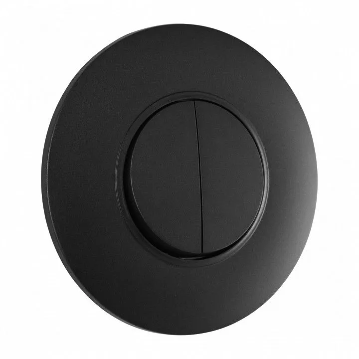 Выключатель двухклавишный Arte Milano SET08-1 SET08-1-30-2 black