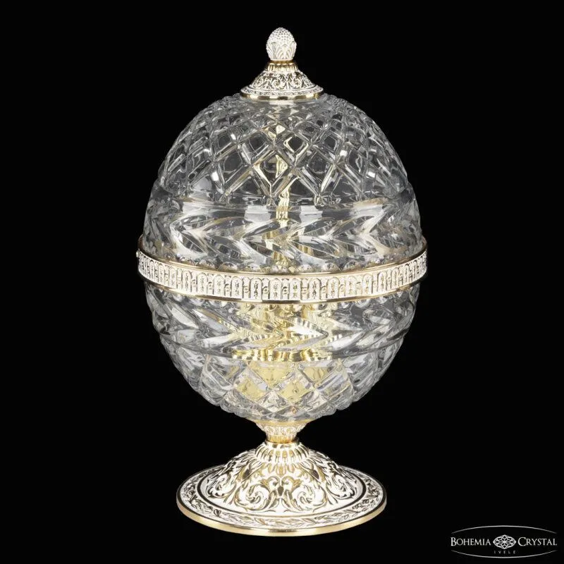 Настольная лампа декоративная Bohemia Ivele Crystal 5680 5680L/20 GW Clear/M-1F