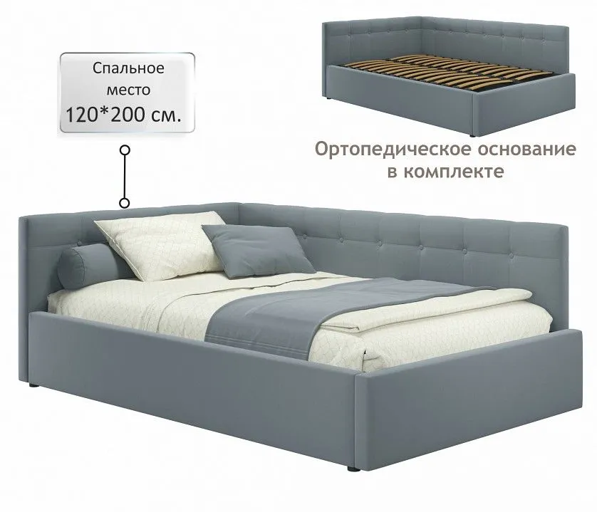 Кровать полутораспальная Bonna 2000x1200