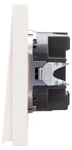 Выключатель двухклавишный с подсветкой без рамки Kranz STRONG KR-78-0714-4